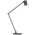 Precision Articulating Table Lamp | Bronze | White Glass