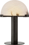 Melange Desk Lamp | Bronze | Alabaster Shade
