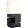 Nucleo 18" Table Lamp | Museum Black | Linen Shade