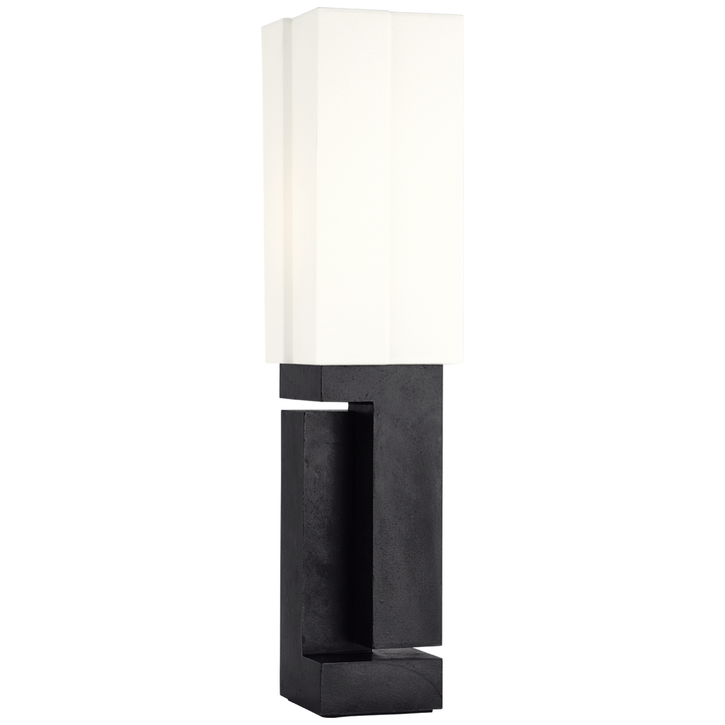 Nucleo 27" Table Lamp | Museum Black | Linen Shade