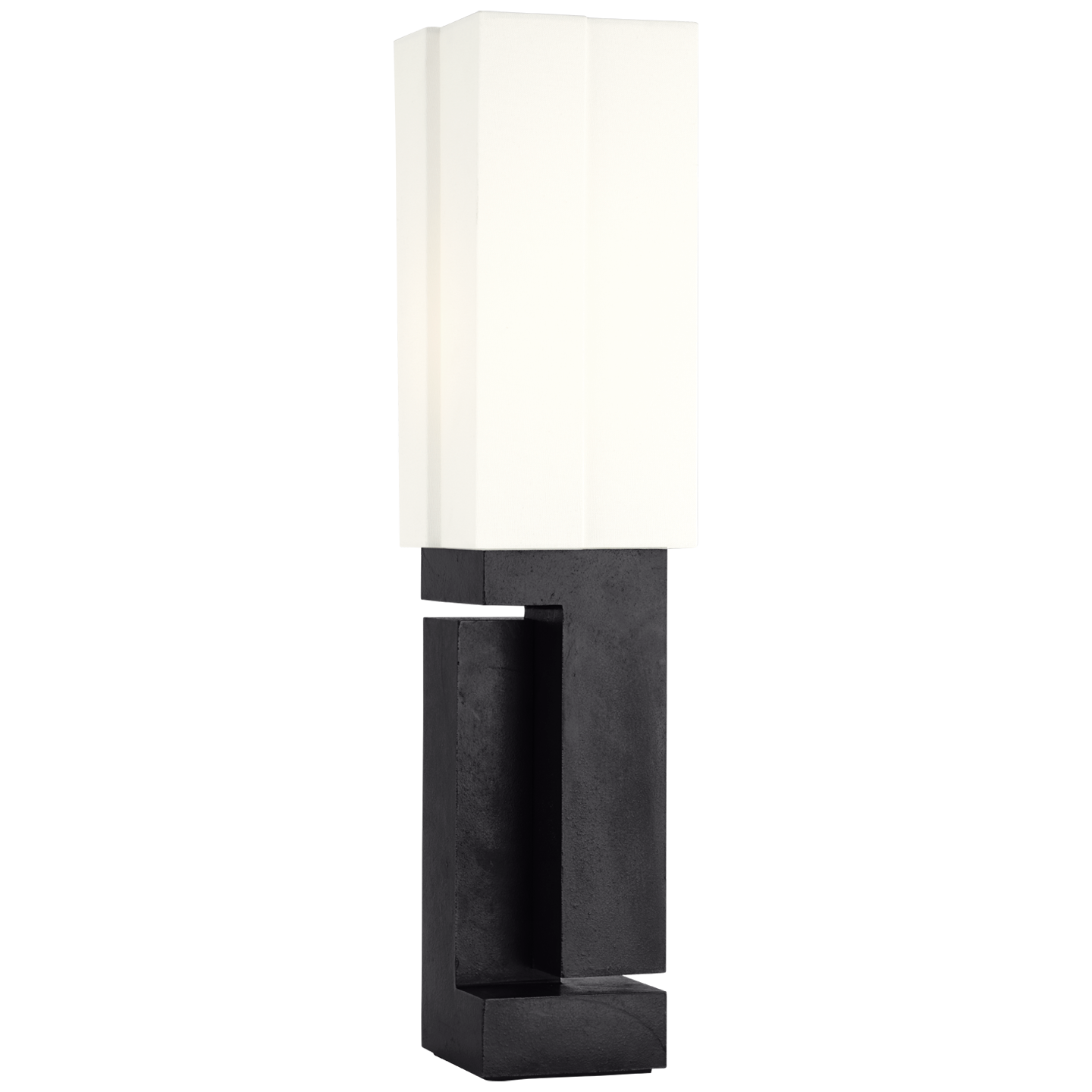 Nucleo 27" Table Lamp | Museum Black | Linen Shade