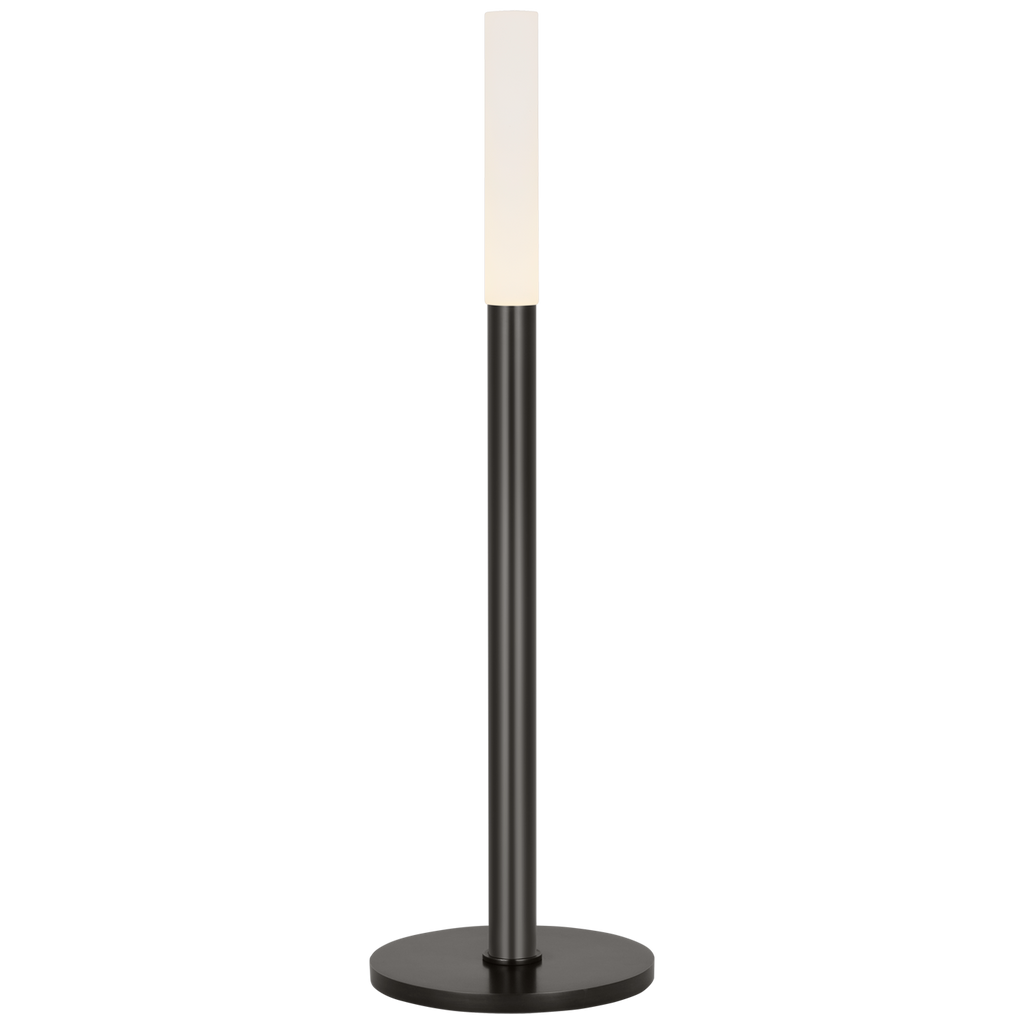 Rousseau 20" Table Lamp | Bronze | Etched Crystal