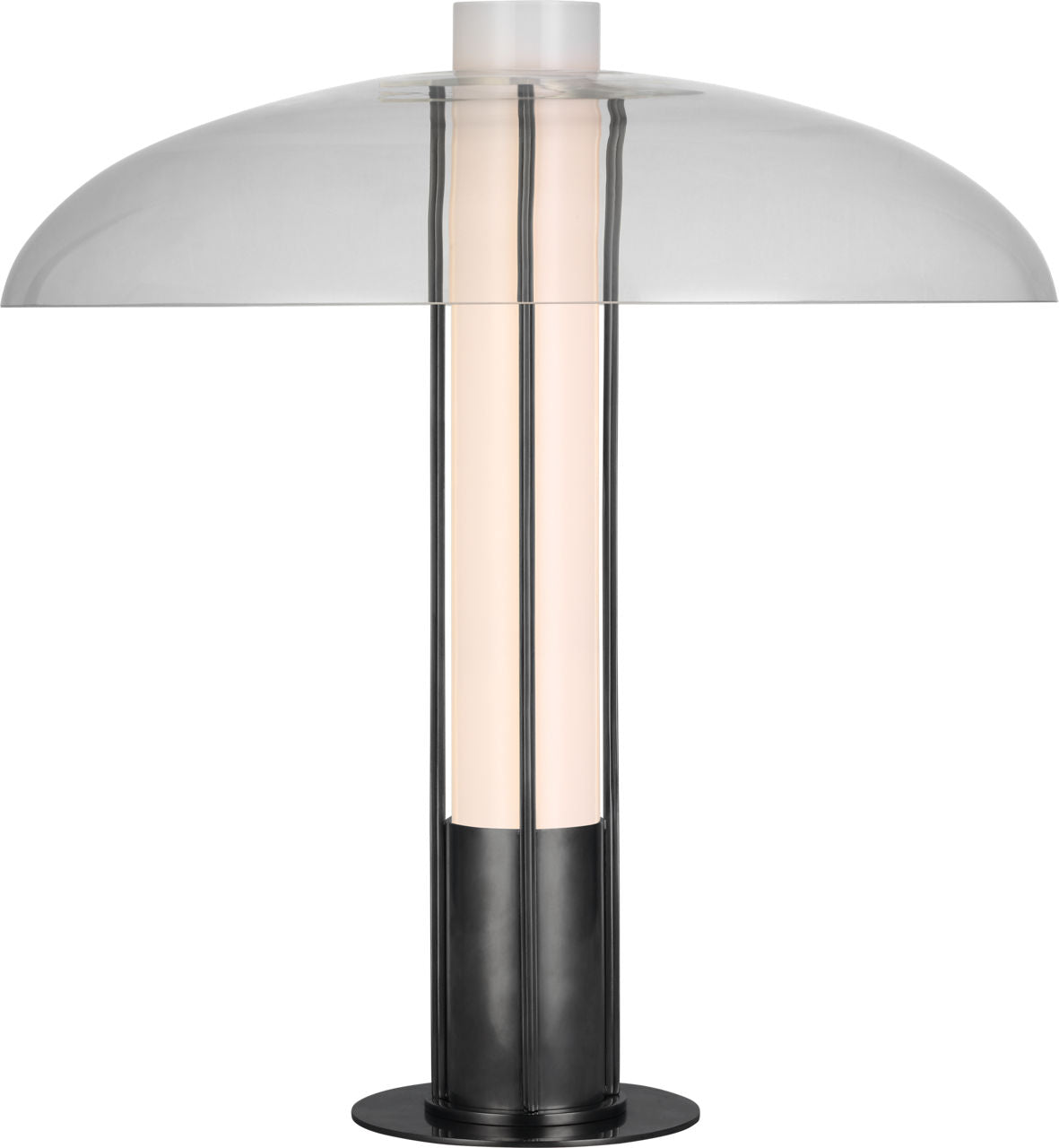 Troye Medium Table Lamp | Bronze | Clear Glass
