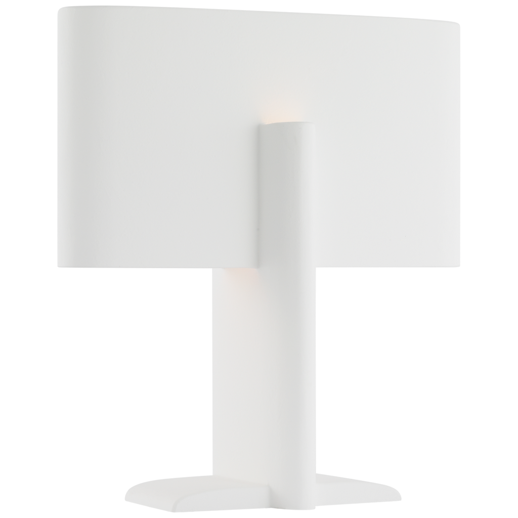 Lotura 17" Intersecting Table Lamp | Museum White