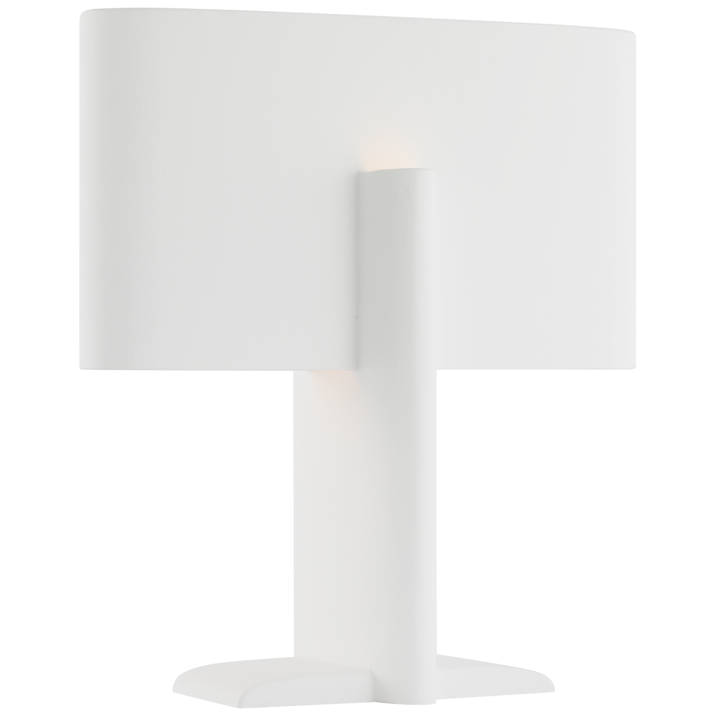Lotura 17" Intersecting Table Lamp | Museum White