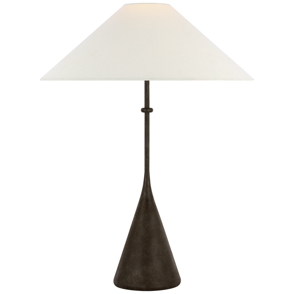 Zealous 30" Table Lamp | Garden Bronze | Linen Shade