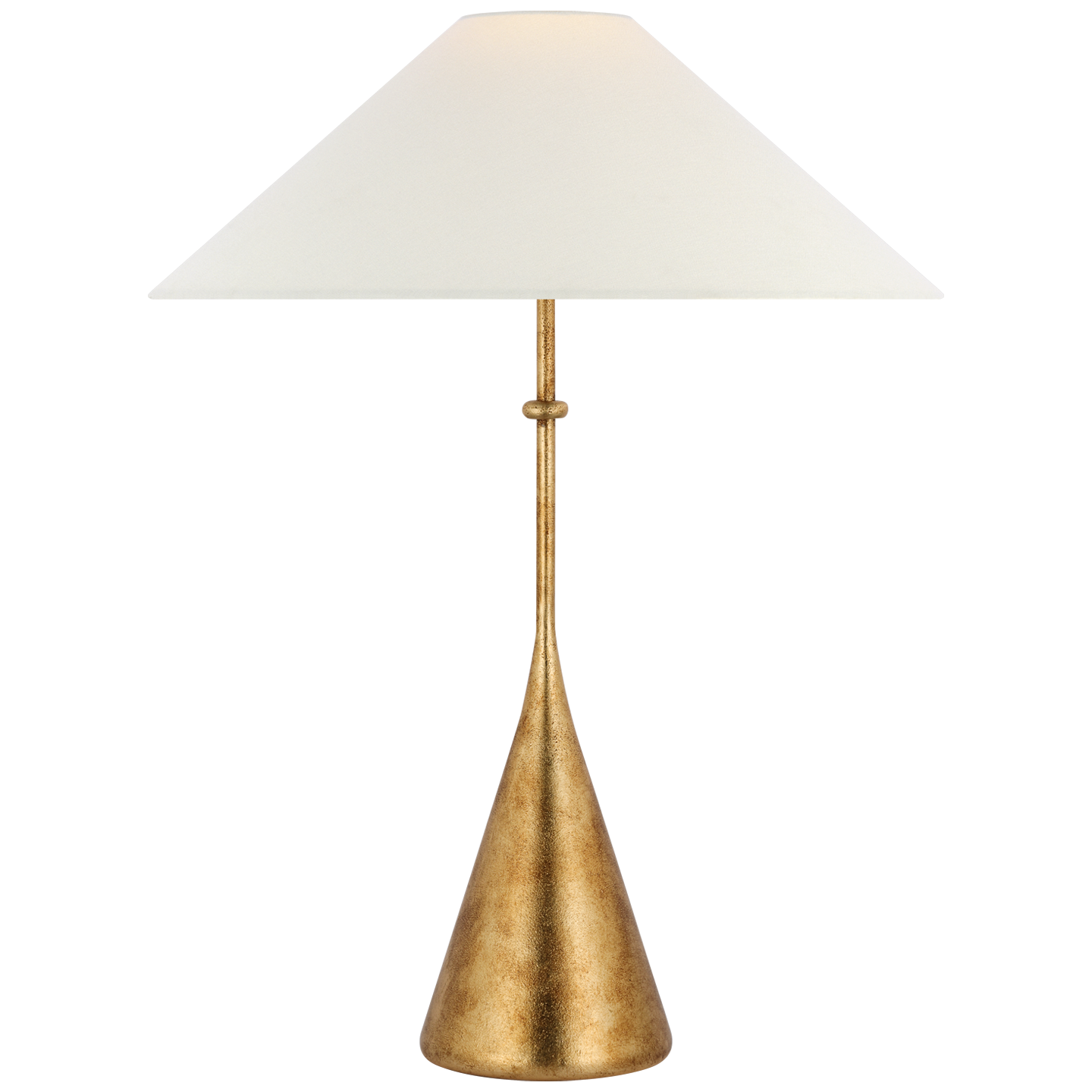 Zealous 30" Table Lamp | Museum Gild | Linen Shade