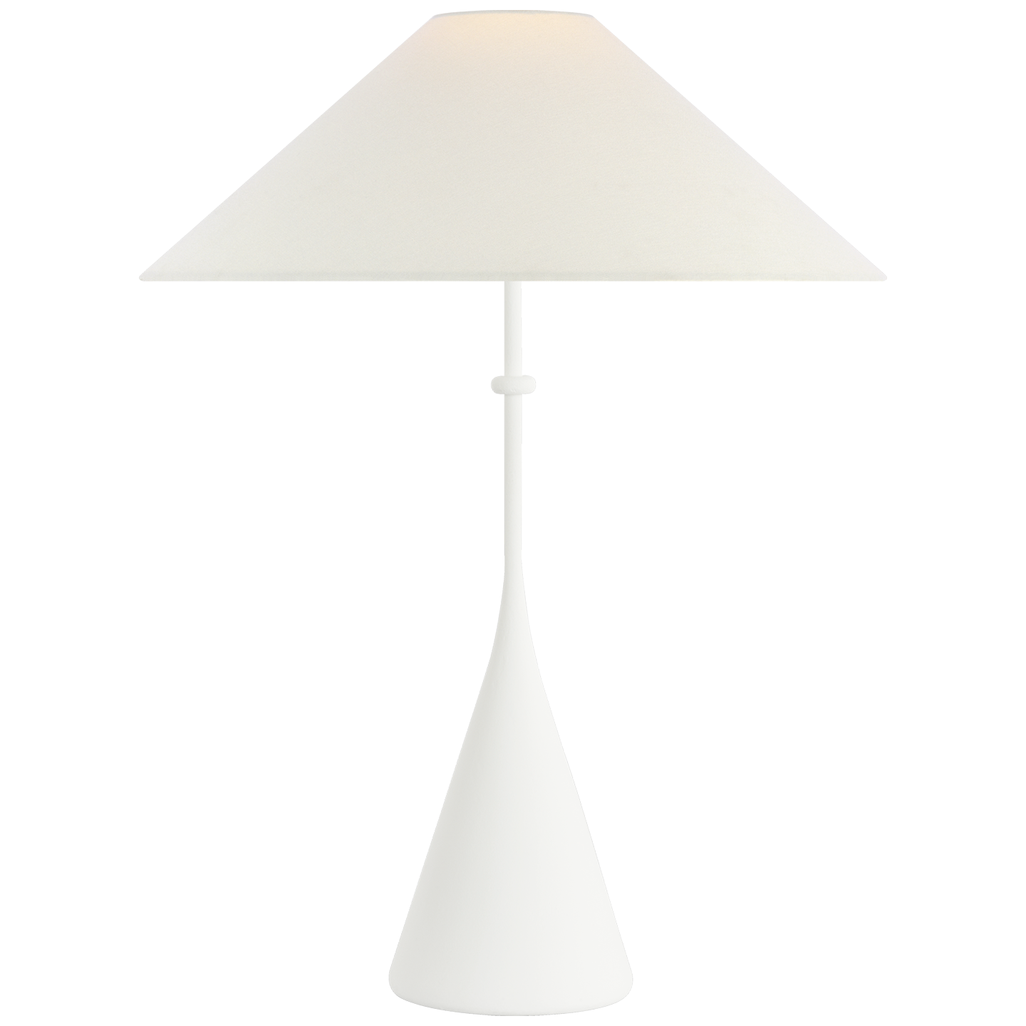 Zealous 30" Table Lamp | Museum White | Linen Shade