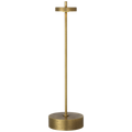 Sene 12" Rechargeable Table Lamp | Museum Brass