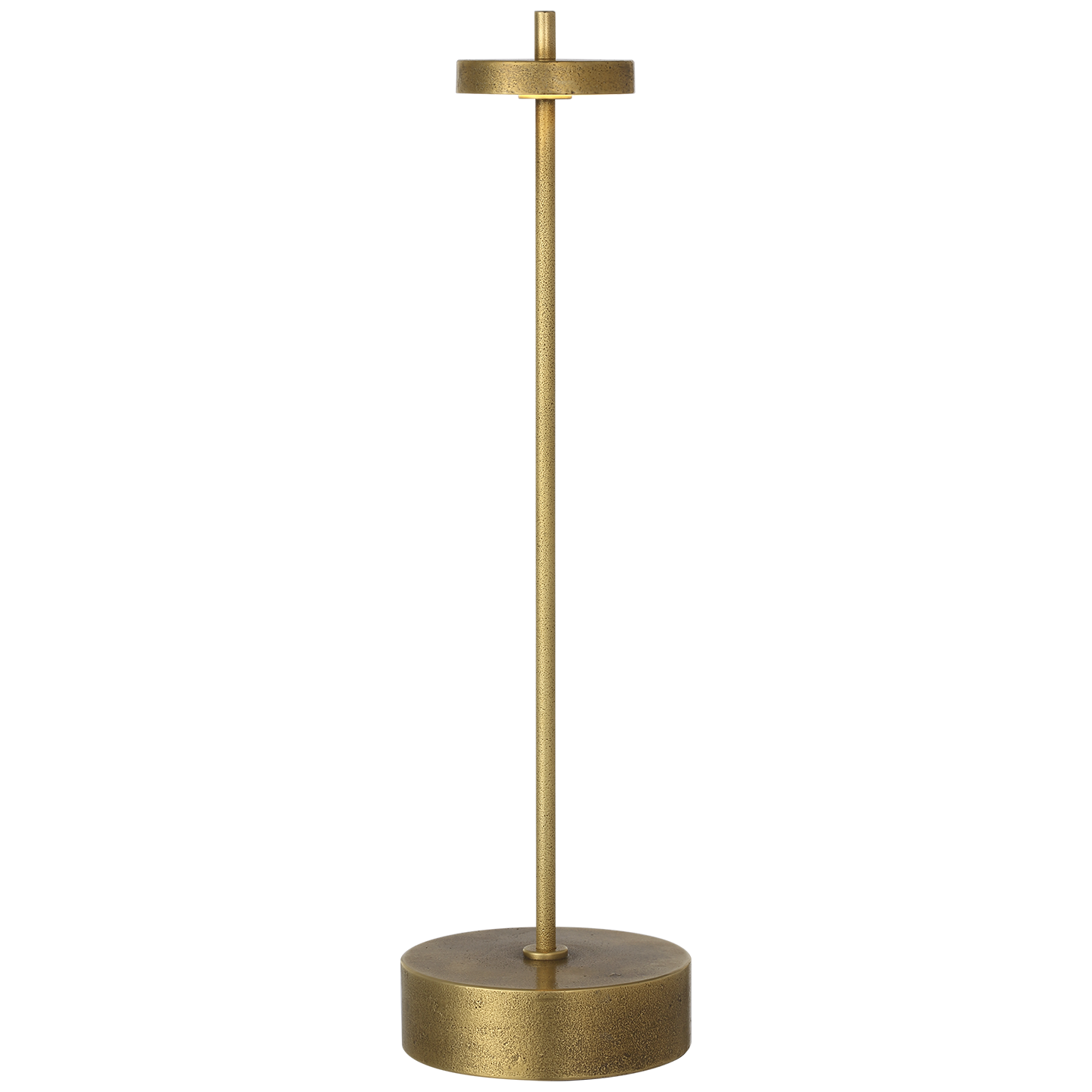 Sene 12" Rechargeable Table Lamp | Museum Brass