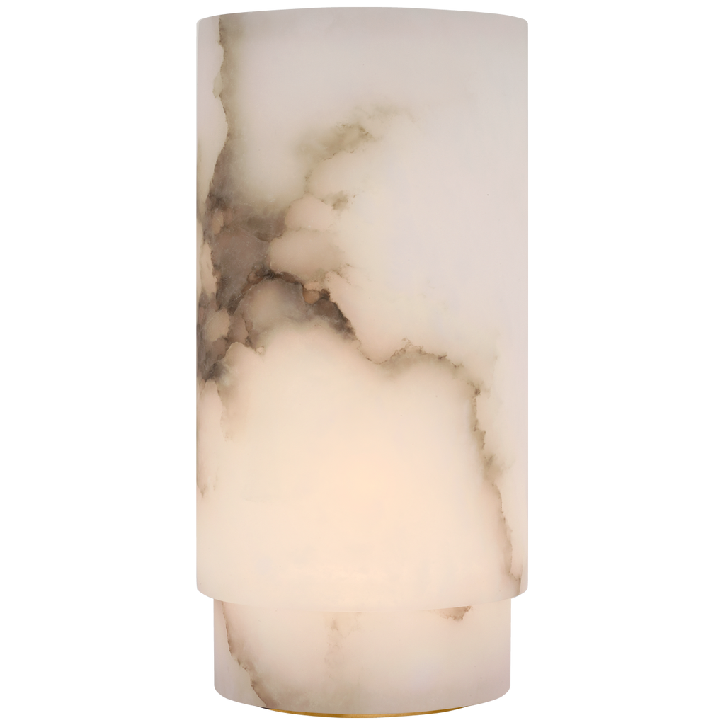 Tourne 12" Rechargeable Table Lamp | Alabaster