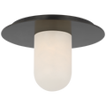Fosse 8" Flush Mount | Bronze | Alabaster