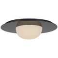 Fosse 15" Flush Mount | Bronze | Alabaster