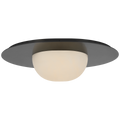 Fosse 21" Flush Mount | Bronze | Alabaster
