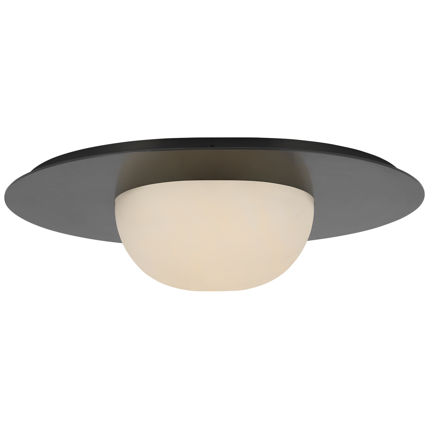 Fosse 21" Flush Mount | Bronze | Alabaster
