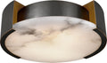 Melange Small Flush Mount | Bronze | Alabaster