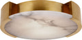 Melange X-Large Flush Mount | Antique-Burnished Brass | Alabaster