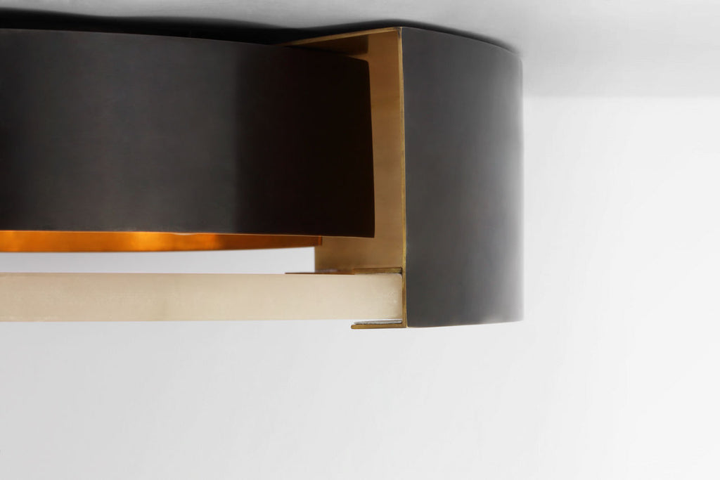 Melange X-Large Flush Mount | Bronze | Alabaster