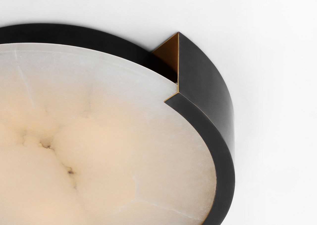 Melange X-Large Flush Mount | Bronze | Alabaster