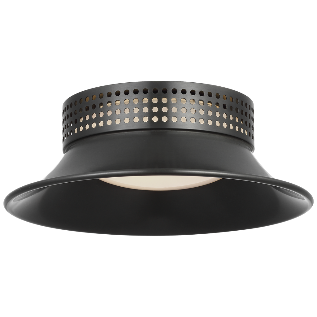 Precision 7" Flush Mount | Bronze | White Glass