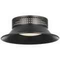 Precision 7" Flush Mount | Bronze | White Glass