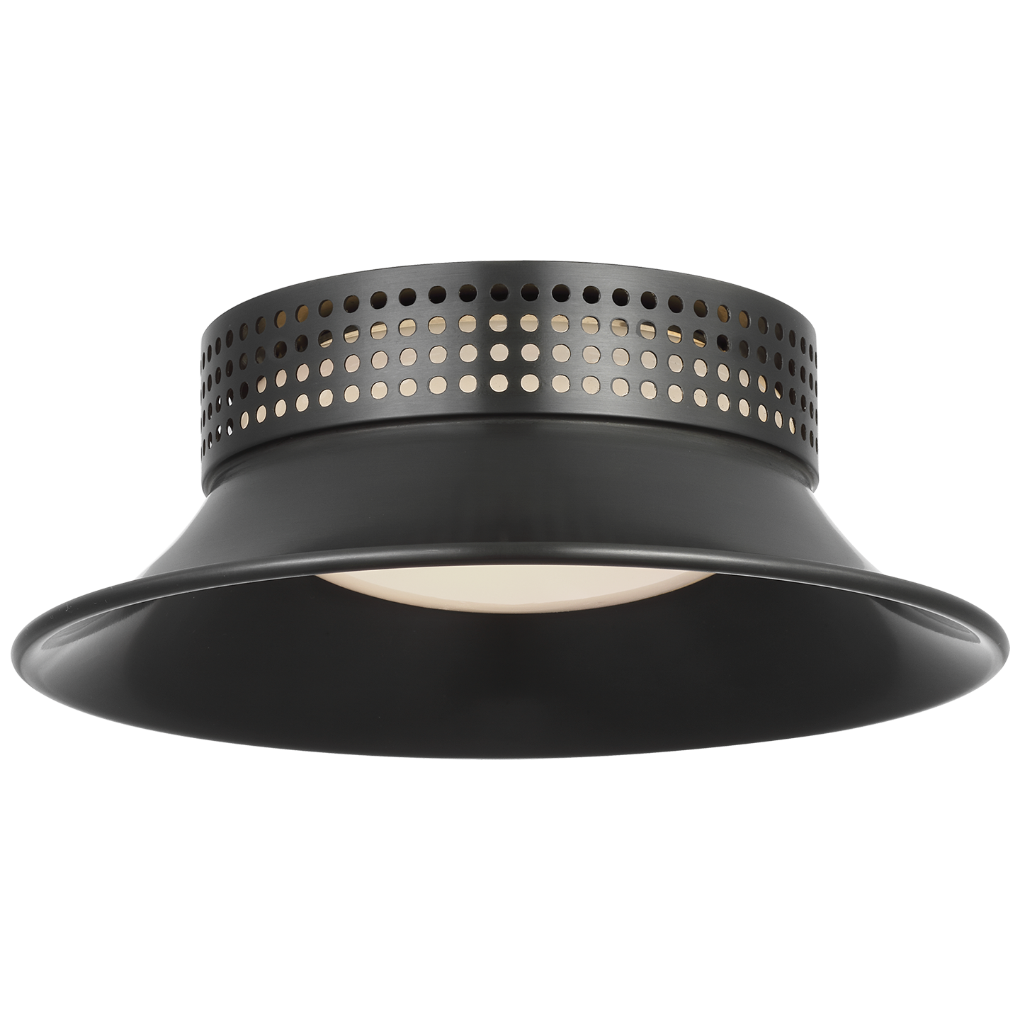 Precision 7" Flush Mount | Bronze | White Glass