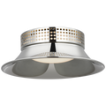 Precision 7" Flush Mount | Polished Nickel | White Glass