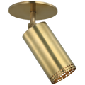 Precision 3" Directional Monopoint Flush Mount | Antique-Burnished Brass | White Glass