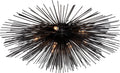 Strada Medium Flush Mount | Aged Iron