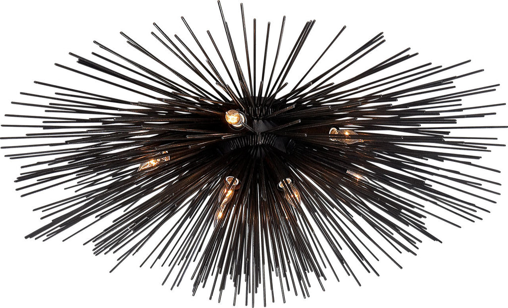 Strada Large Flush Mount | Aged Iron