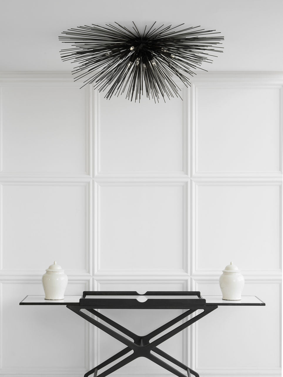Strada Large Flush Mount | Aged Iron