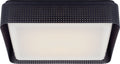 Precision 16" Square Flush Mount | Bronze | White Glass