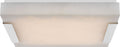 Covet Large Flush Mount | Polished Nickel | Alabaster