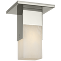 Covet Short Monopoint Flush Mount | Polished Nickel | Alabaster
