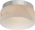 Otto 5" Solitaire Flush Mount | Polished Nickel | Alabaster