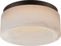 Otto Small Flush Mount | Bronze | Alabaster