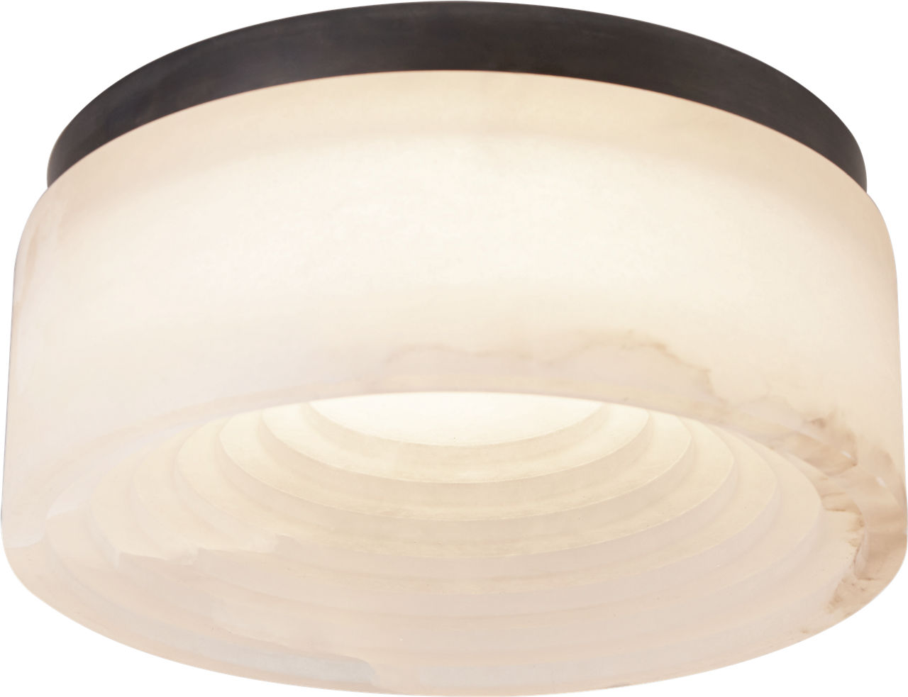 Otto Small Flush Mount | Bronze | Alabaster