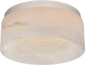 Otto Small Flush Mount | Polished Nickel | Alabaster