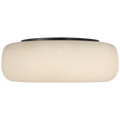 Formosa 17" Flush Mount | Alabaster and Bronze