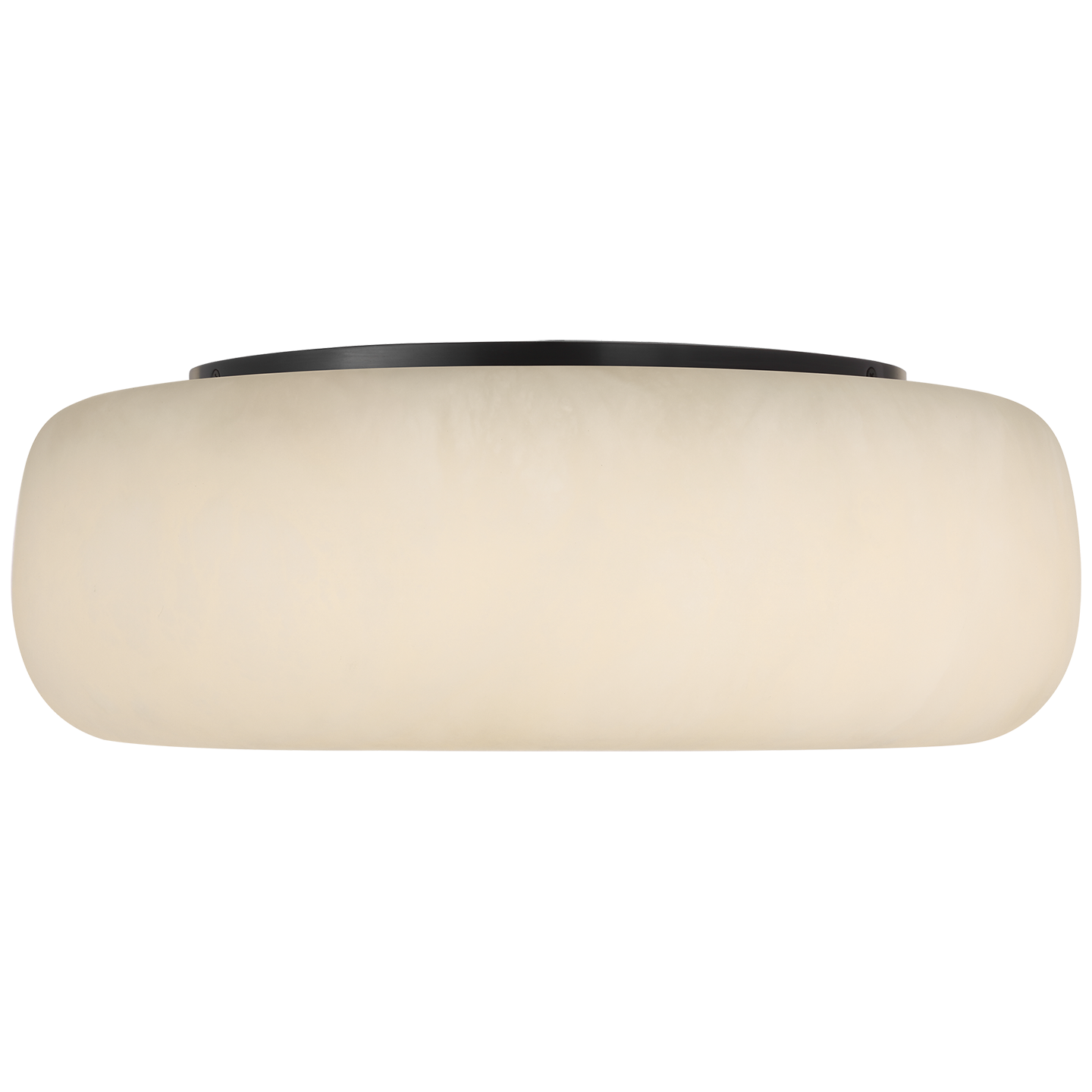 Formosa 17" Flush Mount | Alabaster and Bronze