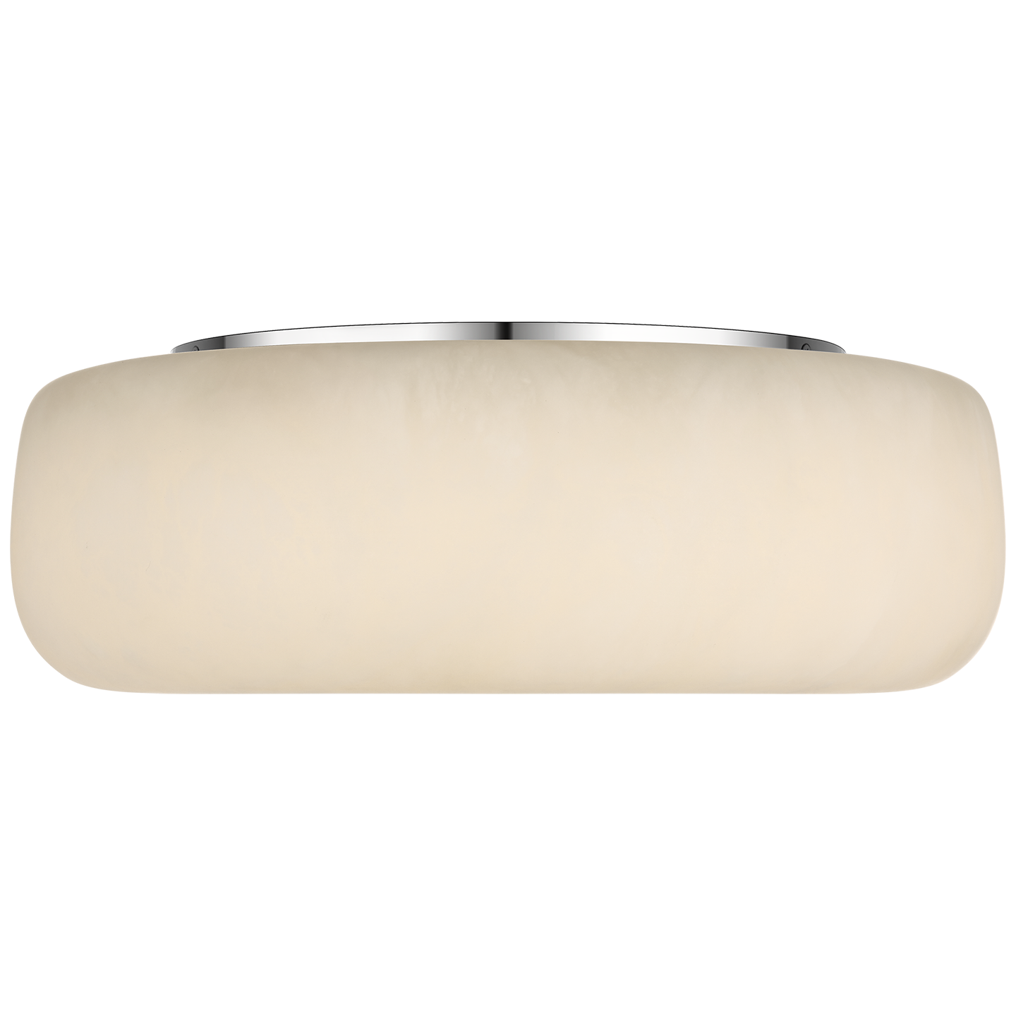 Formosa 17" Flush Mount | Alabaster and Polished Nickel