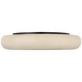 Formosa 22" Flush Mount | Alabaster and Bronze