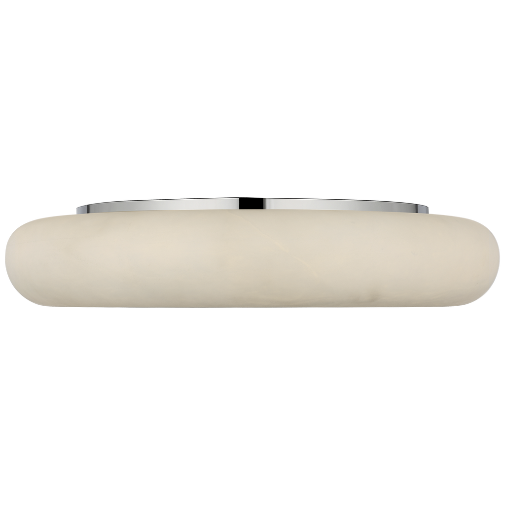 Formosa 22" Flush Mount | Alabaster and Polished Nickel