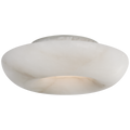 Cappello 10" Flush Mount | Alabaster and Polished Nickel