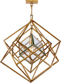 Cubist Small Chandelier | Gild