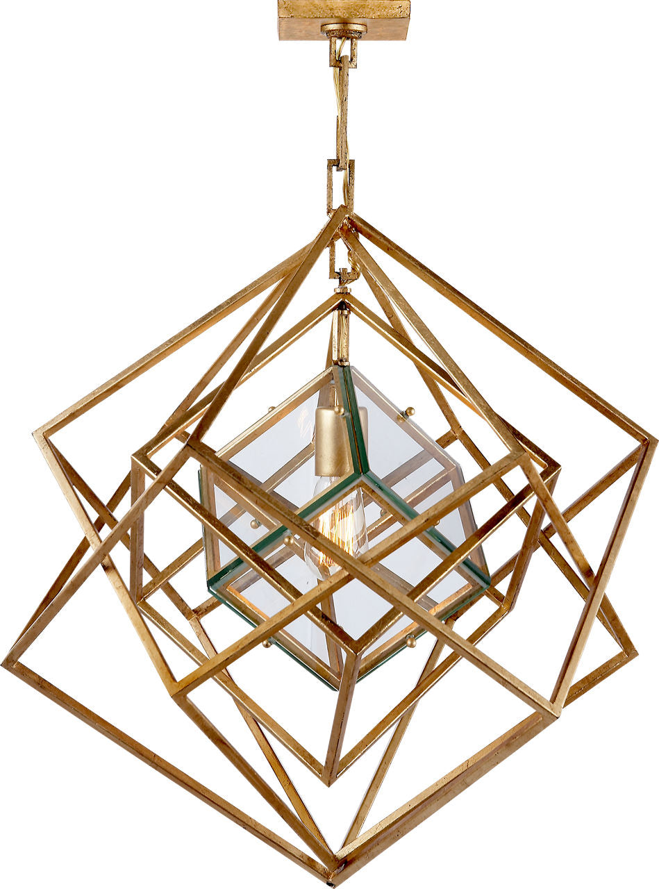 Cubist Small Chandelier | Gild