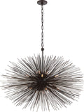 Strada Medium Oval Chandelier | Aged Iron