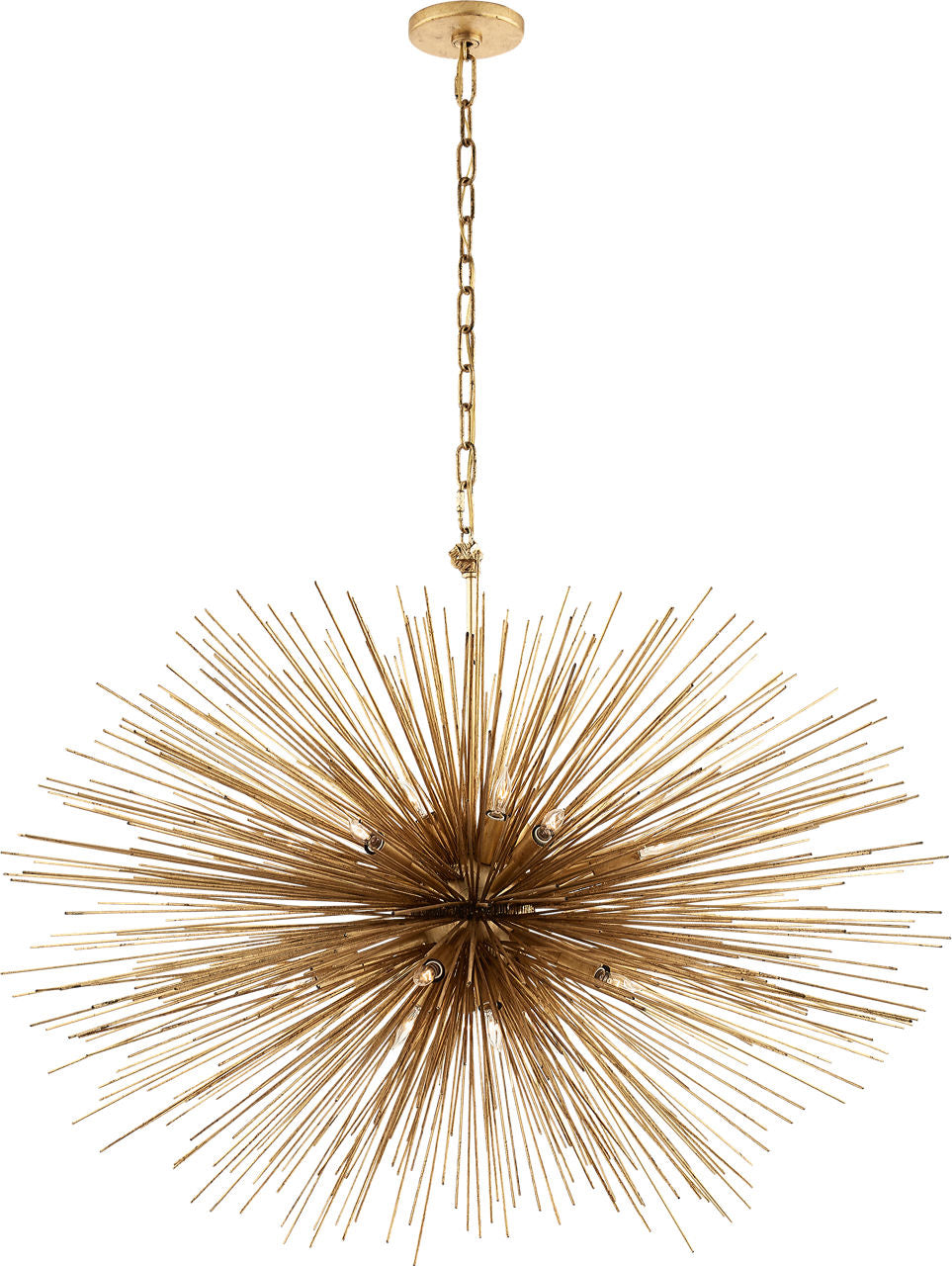 Strada Medium Oval Chandelier | Gild