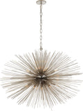 Strada Medium Oval Chandelier | Polished Nickel