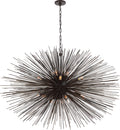 Strada Large Oval Chandelier | Aged Iron